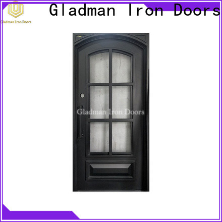 high-end quality single iron door design supplier for sale