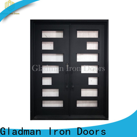 Gladman iron double door design manufacturer for outdoor