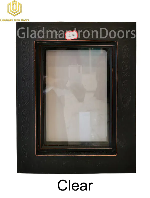 Custom Wrought Aluminum  Door Clear Glass