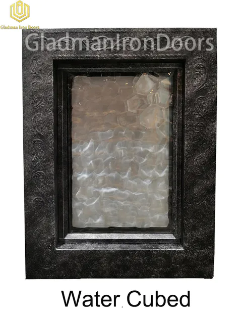 Custom Wrought Aluminum Door  Water Cubed