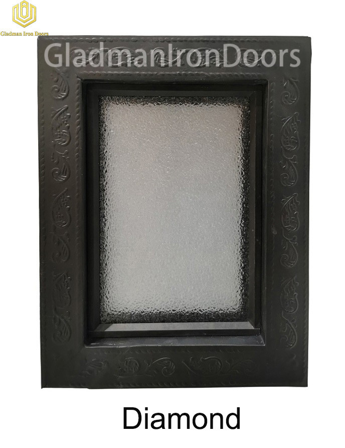 Custom Wrought Aluminum Door  Diamond