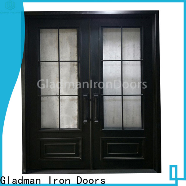 Gladman classic double iron doors one-stop services for outdoor