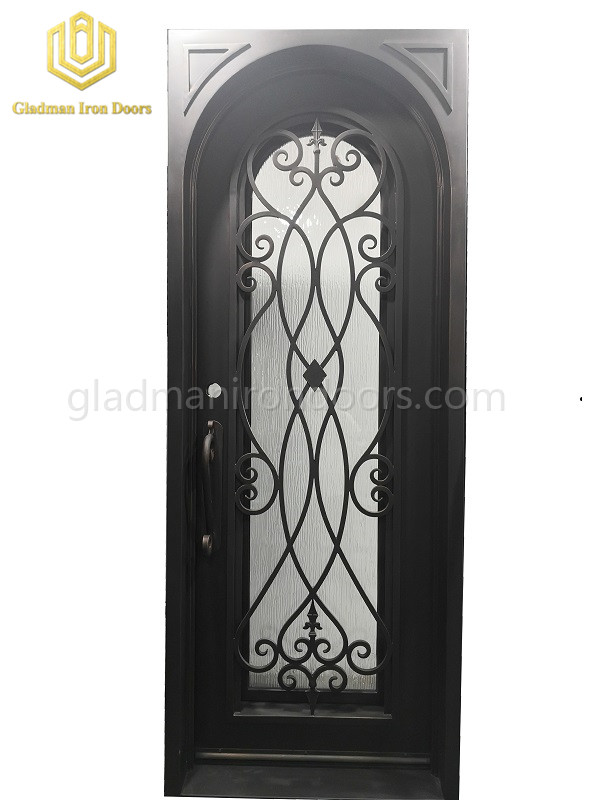 high-end quality single iron door design factory for sale-1