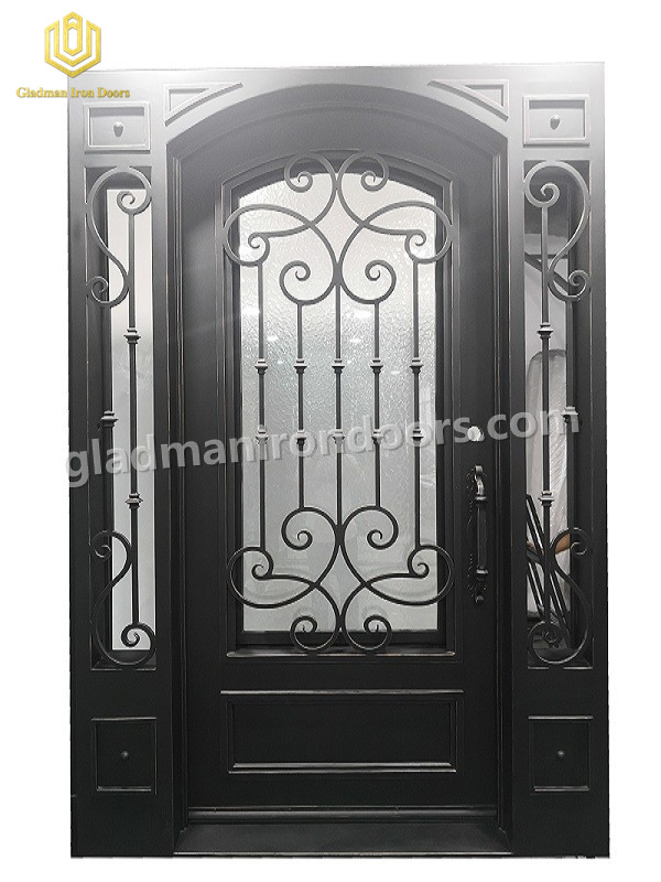 Gladman 100% quality wrought iron doors one-stop services-1