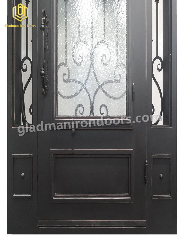 Gladman 100% quality wrought iron doors one-stop services-2