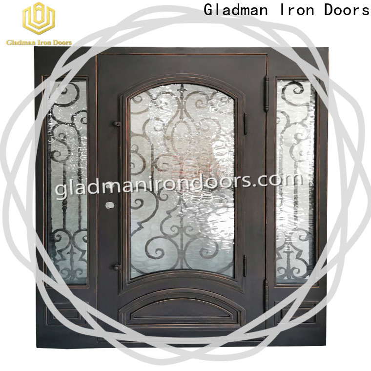 Gladman high quality wrought iron doors one-stop services for sale