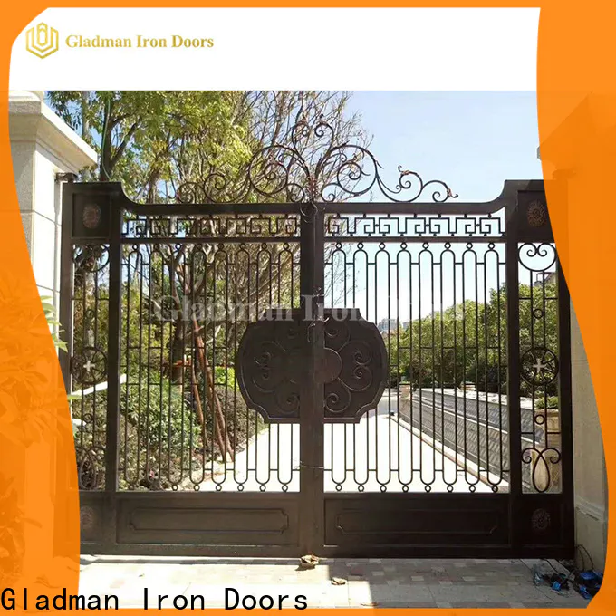 Gladman metal fence gate design for schools