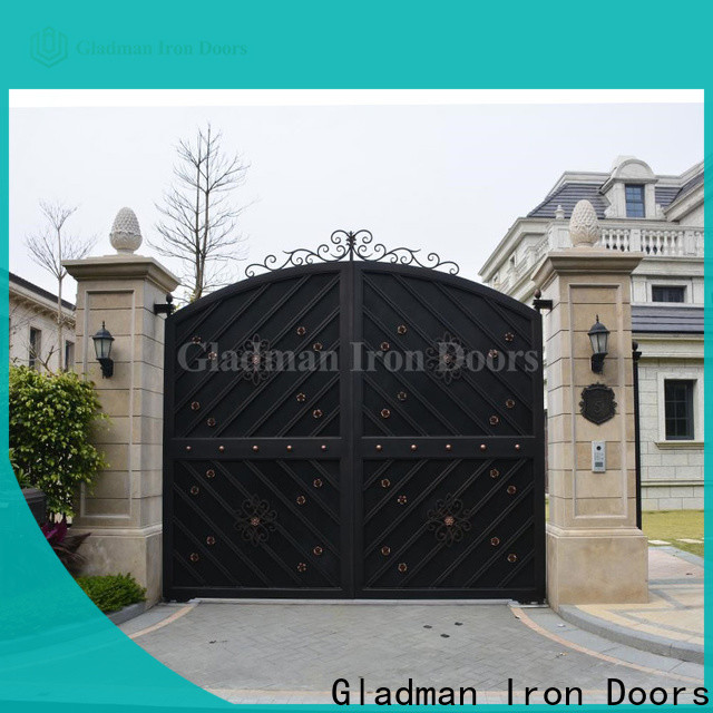strong modern front gate design wholesale for apartments