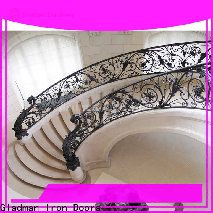 Gladman high quality iron railing design for balcony exporter for distribution