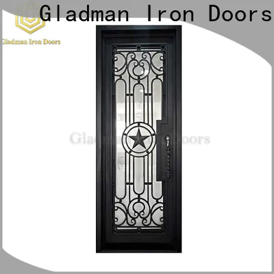 Gladman high quality single iron door design supplier