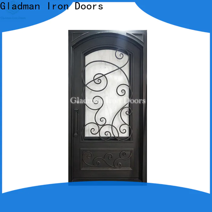 Gladman high-end quality single iron door design one-stop services