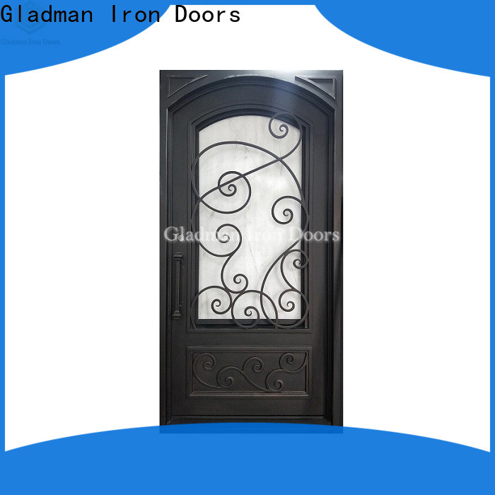 Gladman high-end quality single iron door design one-stop services