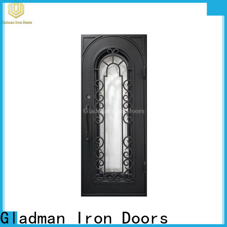 Gladman high-end quality single iron door design supplier