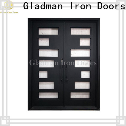 Gladman modern style wrought iron door wholesale for sale