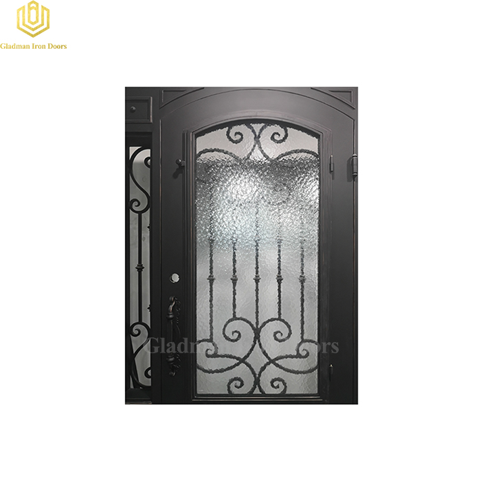 high quality wrought iron security doors manufacturer for sale-2