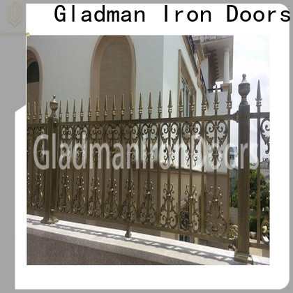 Gladman 2020 aluminum fence panels wholesale