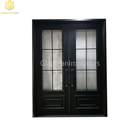 Classic Hand Made Iron Entry Double Door