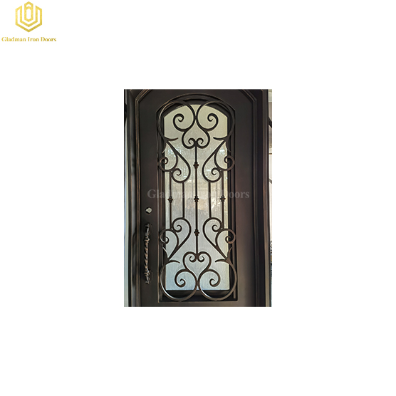 100% quality single iron door design one-stop services for sale-2