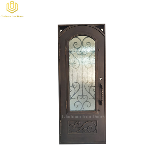 100% quality single iron door design one-stop services for sale-1