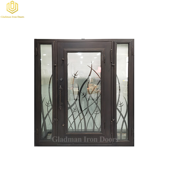 Gladman high-end quality wrought iron security doors manufacturer-1