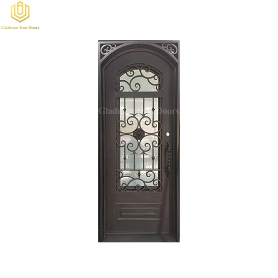 Cast Iron Entry Door with Metal Door for Decoration