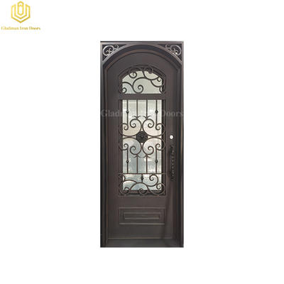 Cast Iron Entry Door with Metal Door for Decoration