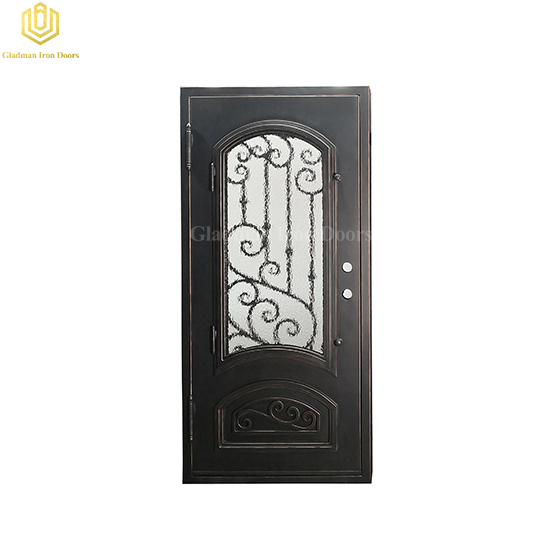 100% quality single iron door design factory-1