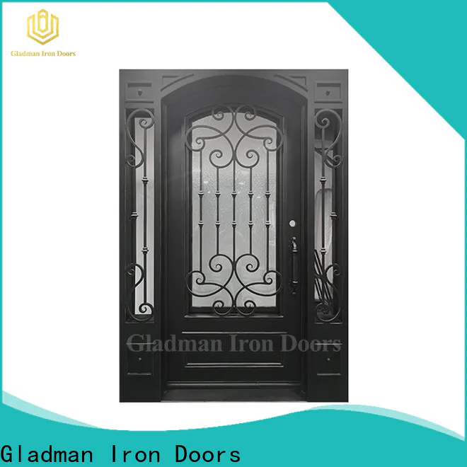 high quality wrought iron doors supplier for sale