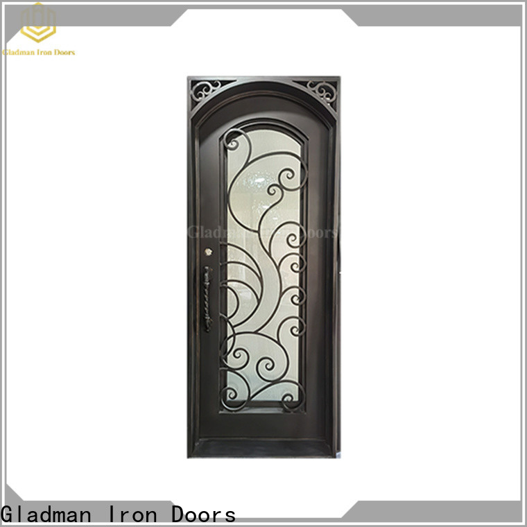 Gladman high quality single iron door design manufacturer for sale