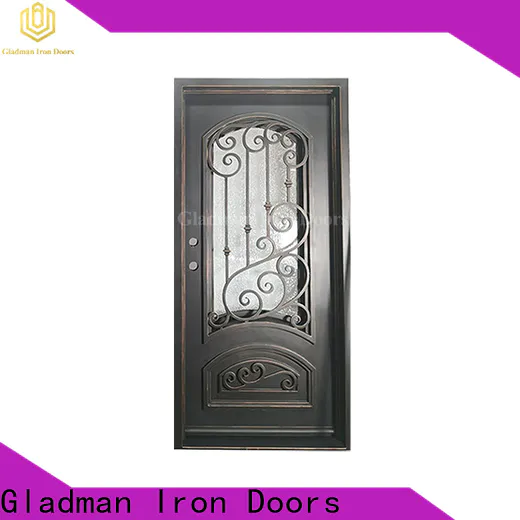 100% quality single iron door design factory