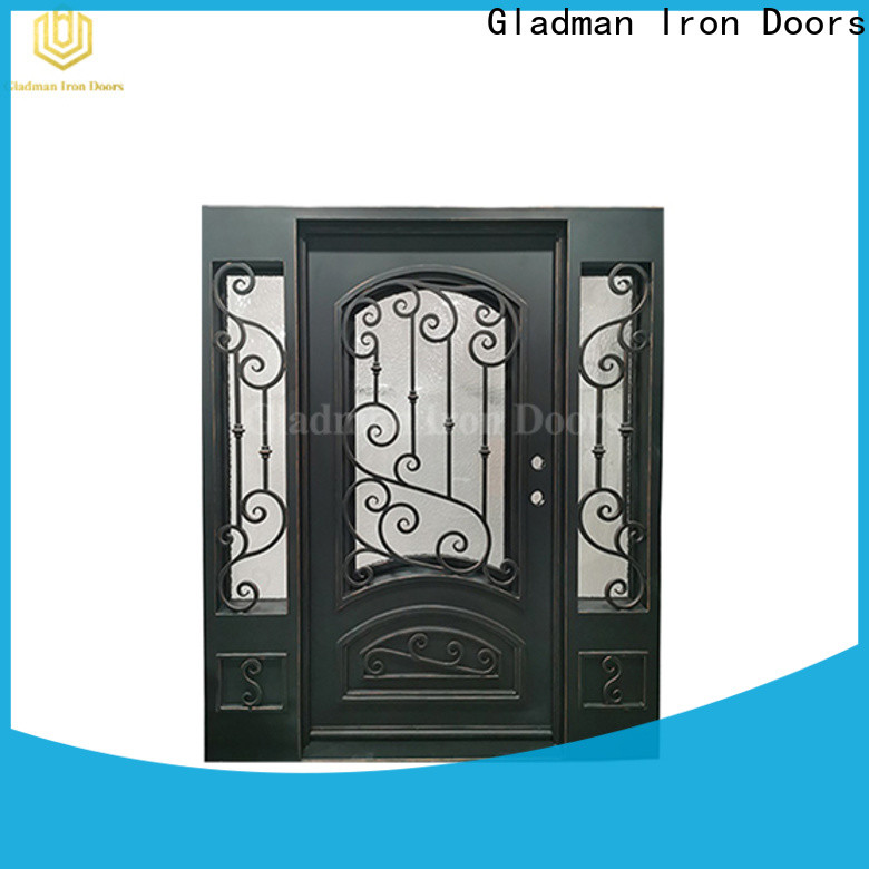 Gladman 100% quality wrought iron doors supplier