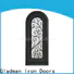 Gladman high-end quality wrought iron security doors factory for sale