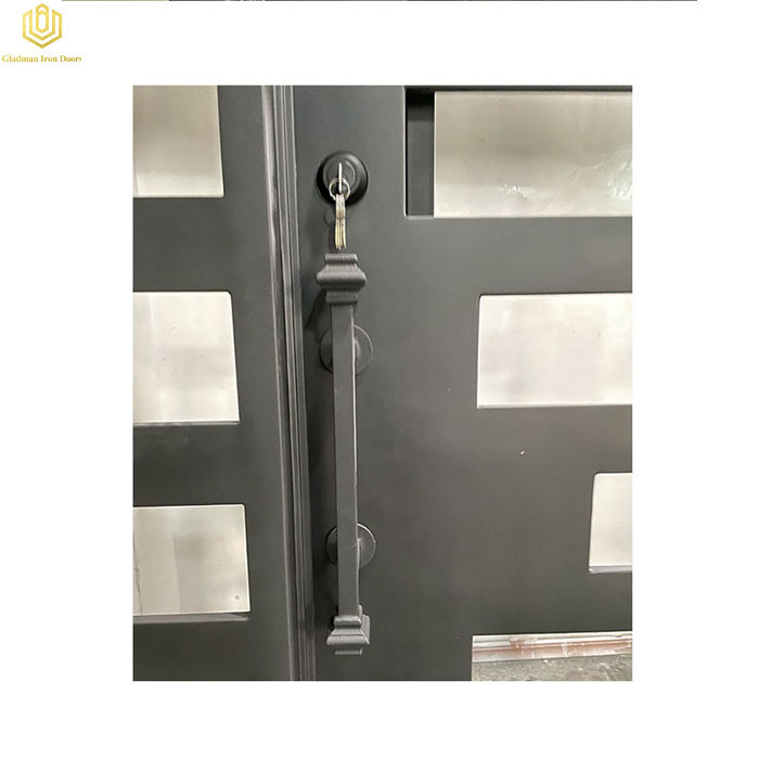 high-end quality wrought iron security doors manufacturer-2