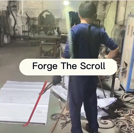 GLADMAN IRON DOORS | Technological Process -- Forge The Scroll