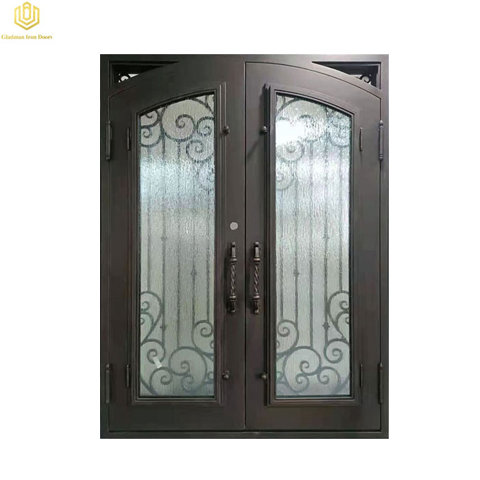 Gladman gorgeous wrought iron door wholesale for home-1