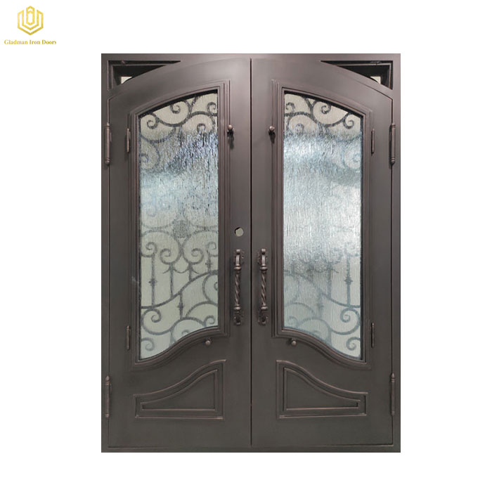 classic double iron doors manufacturer for home-1