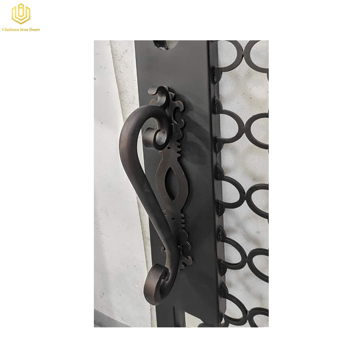 high-end quality wrought iron doors factory for sale-2