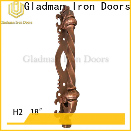 Gladman rich experience wrought iron door handles from China for retailer