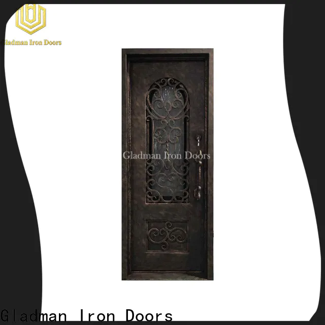 Gladman high-end quality single iron door design supplier for sale