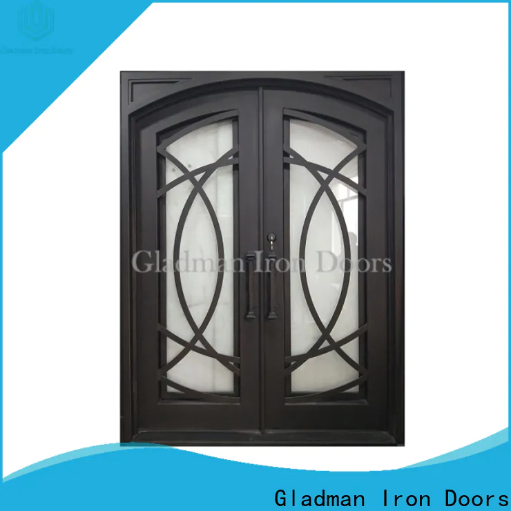 Gladman gorgeous metal double doors manufacturer for sale