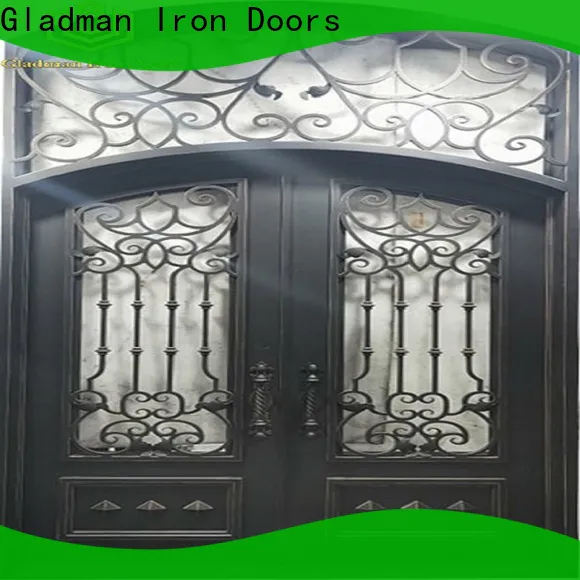 Gladman gorgeous metal double doors one-stop services for sale