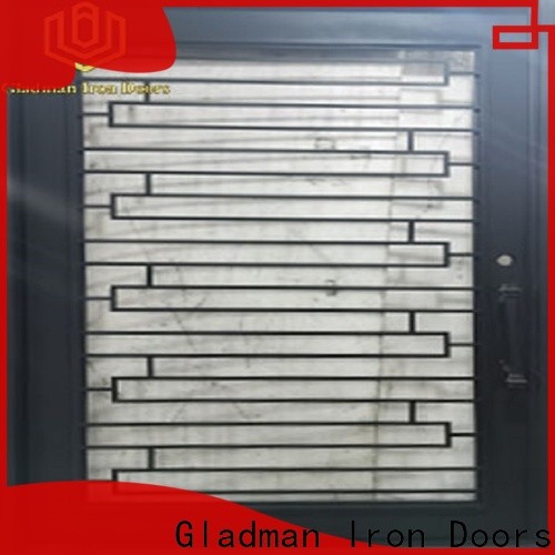 Gladman exterior pivot door customization for trade