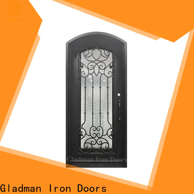 Gladman high quality wrought iron security doors supplier for sale