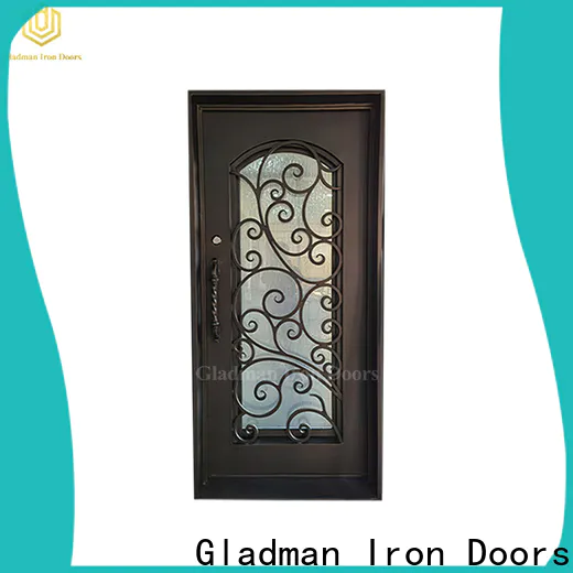 high quality wrought iron security doors supplier for sale