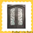 hot sale iron double door design manufacturer for sale