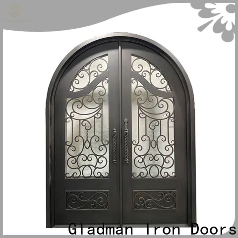 hot sale iron double door design wholesale for outdoor
