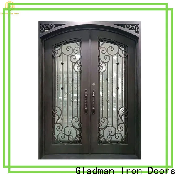 Gladman gorgeous wrought iron door wholesale for home