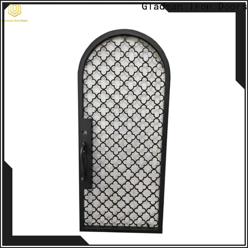 high-end quality wrought iron doors factory for sale