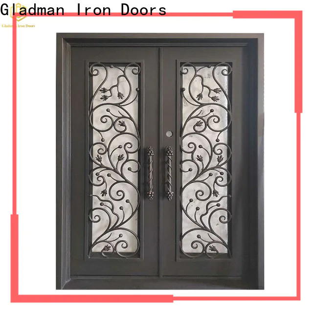 modern style iron double door design one-stop services for home