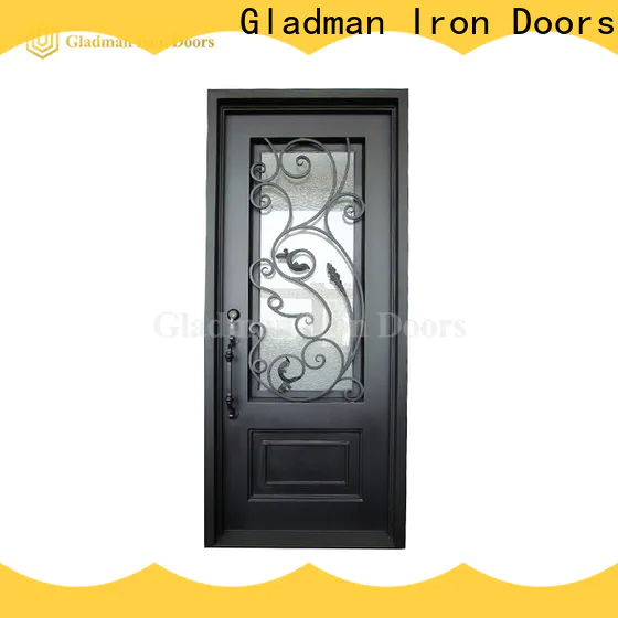 Gladman high quality single iron door design manufacturer for sale